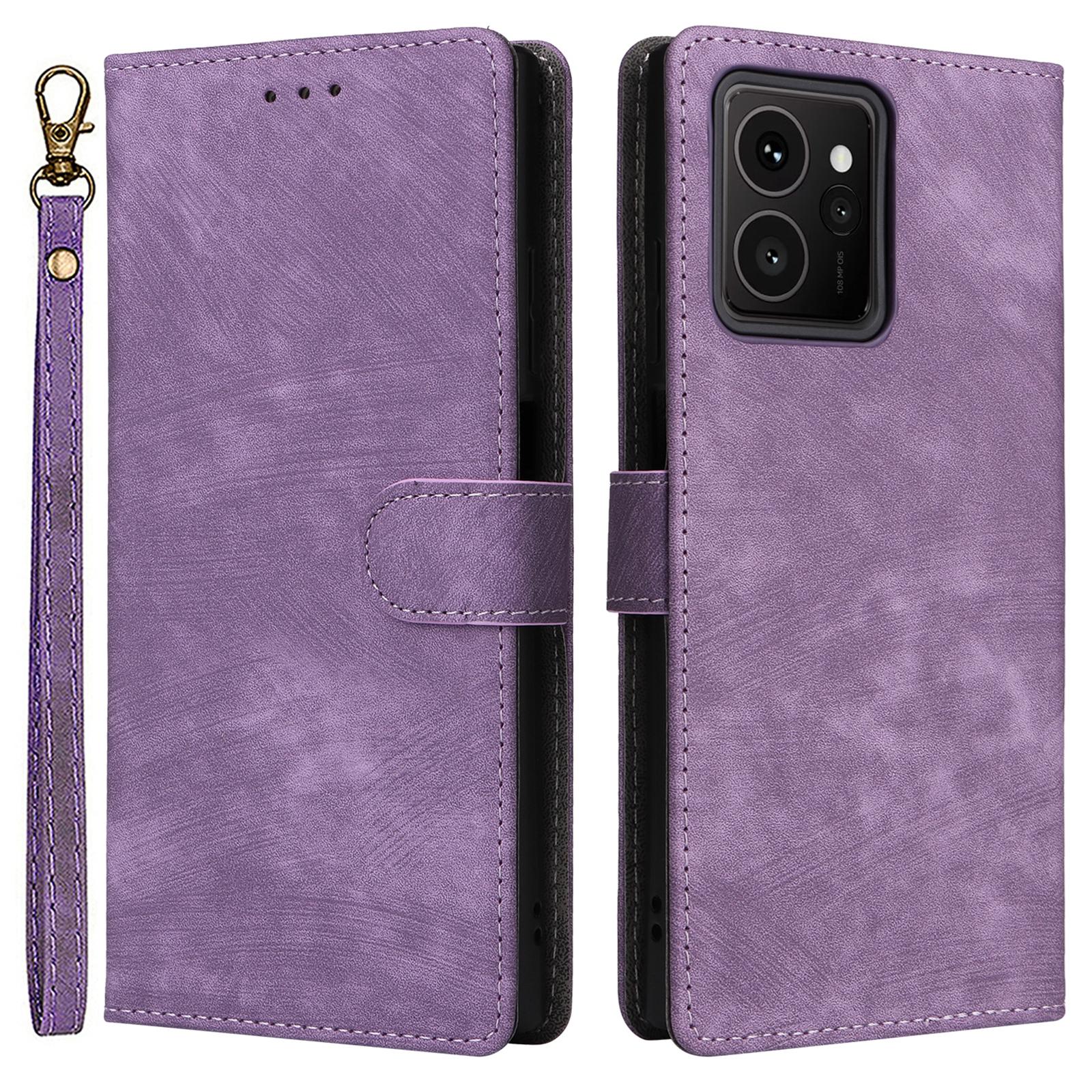 

Для HMD Skyline Чохол-гаманець RFID-блокування PU шкіряна обкладинка підставка для перегляду Purple