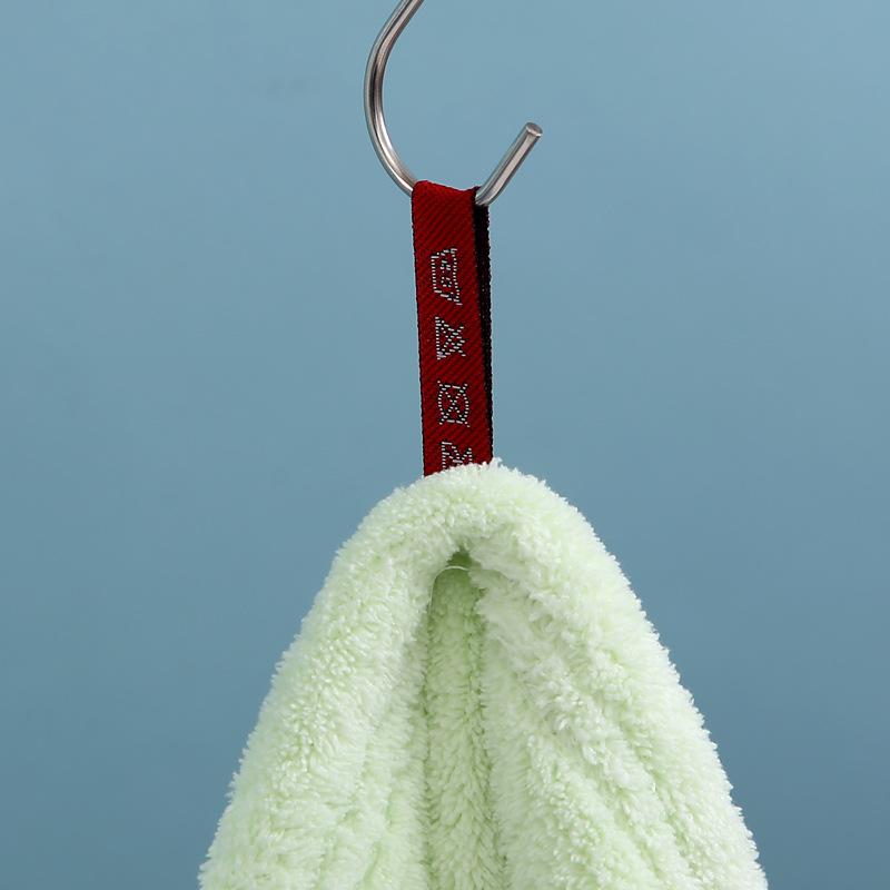 Antibacterial coral fleece towel absorbent adult face towel face towel beauty salon hand towel