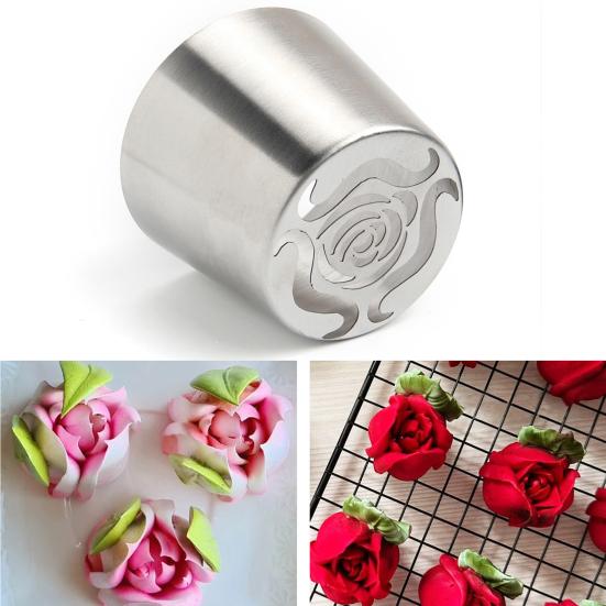 Oversized Russian Piping Tip Set Decorative Marshmallow Nozzle Stainless Steel Flower Nozzles for DIY Baking 3D Bouquets Roses And Patterns Decoration