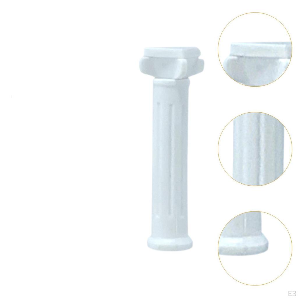6 Pieces Mini Roman Columns Model Greek Architectural Sculpture DIY Decorative Classic