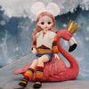 30 CM Mini Mobile 23 Bambole Snodate Ragazze Giocattolo 3D Grandi Occhi BJD Principessa Abiti Completi Collezione di Abiti Per Bambini Regalo bambola