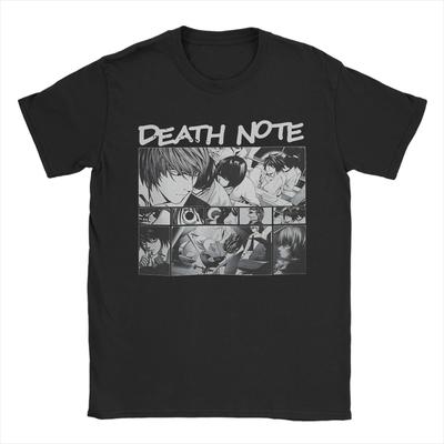 Light Yagami Death Note Notizbuch Misa Amane Japan Manga Ryuk Grafisches T-Shirt für Herren Damen Reines Baumwoll-T-Shirt Kleidung