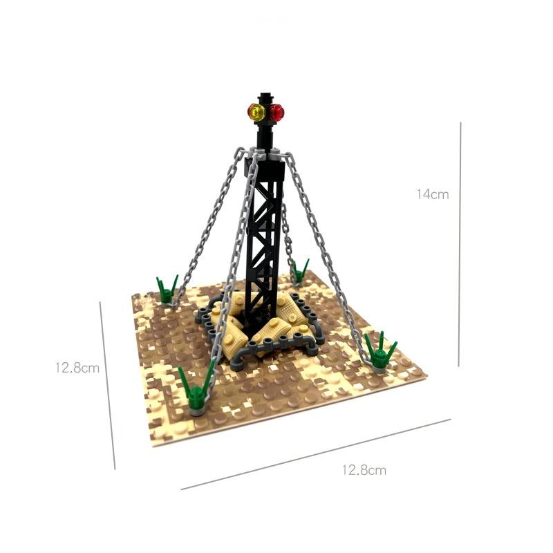 

Военная сцена в пустыне. Сцена в лагере командования часовых.