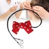 Portable Hearing Aid Clip Cute Bowknot Shape Loss Prevention Lanyard for Adults Senior
