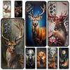 Deer Lichee Pattern Phone Case for Samsung Galaxy A55 A35 A15 A14 A13 A25 A54 A51 A71 A72 A73 A32 A52 A41 5G Soft TPU Shell Bags