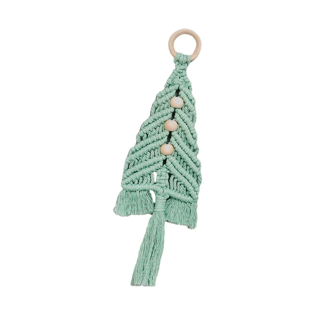 Christmas Tree Tapestry Festival Nordic Gifts Hand Woven Exquisite Decoration Wedding Backdrop with Tassel Xmas Tree Pendant