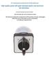 Zhuochao SZW26-20 Three-Speed Dustproof Rotary Switch