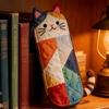 Cloth Cartoon Pen Bag Patchwork Stationery Storage Bag Fashion Cat Pencil Case  Office