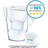 Karafa filtrante BRITA Marella XL - Filtr chlor, tartr, náplně - Blanc