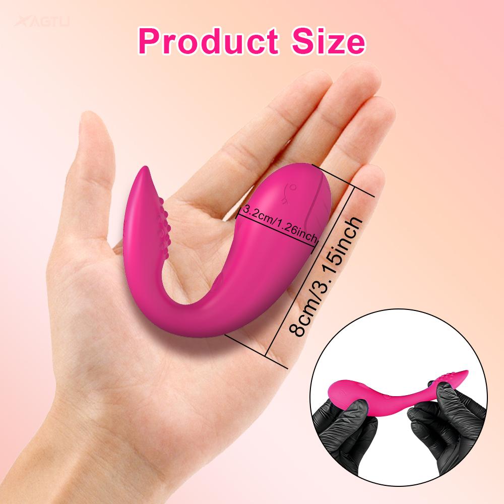 APP sterowanie Bluetooth wibrator dla kobiet łechtaczka G Spot Dildo Massager z 2 silnikami wibrujące jajko majtki zabawki erotyczne dla dorosłych