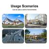 Câmera Solar 4G/WiFi, Três Lentes e Tela, Exterior, 15MP, Bateria de Baixo Consumo, Câmera IP, Detecção Humana PIR, Proteção de Segurança CCTV