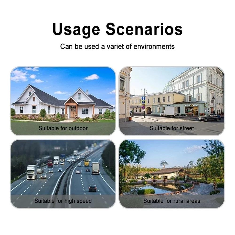 Câmera Solar 4G/WiFi, Três Lentes e Tela, Exterior, 15MP, Bateria de Baixo Consumo, Câmera IP, Detecção Humana PIR, Proteção de Segurança CCTV