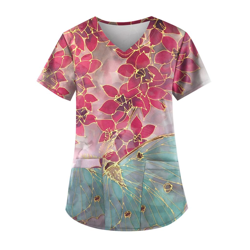 Summer Retro Leopard Print Women's Top Cute and Fun T-shirt