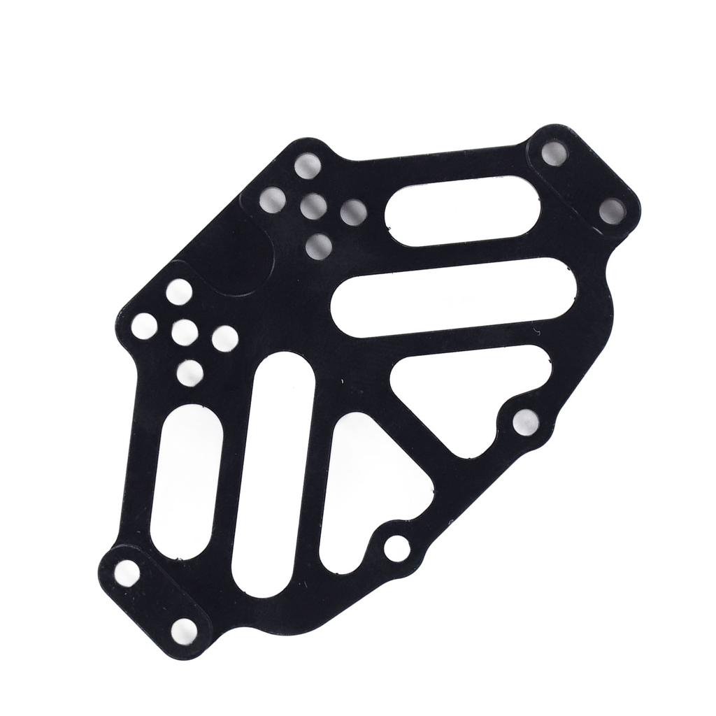 CNC Pull Rod Base Metal Pull Rod Base Seat Aluminium Alloy Pull Rod Mount for   1Celsius10 CR 01 RC Car