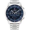 Luca Blue Dial Silver Metal Strap Men's Quartz Watch 1710492