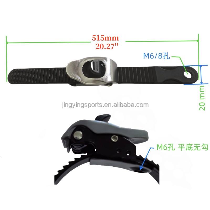 Adjustable Plastic Automatic Belt Buckles Easy-to-Use for Ski Bags & Bindings & Straps