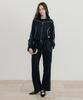Ssin And Lee (W) Nuage Lounge Jersey Jacket Black