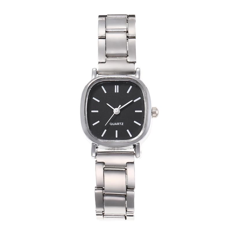 Retro Square Women's Exam Watch - Simple & Stylish Stainless Steel Quartz Watch