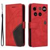 For Nothing Phone (3) 5G Leather Phone Case Stand Wallet with Bi-colour Splicing Design