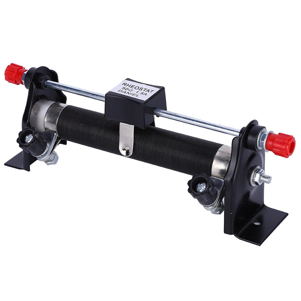 Fizică Electric Reostat Glisant Rezistență Instrument de Cercetare de Laborator 1.5A 50 Ohm