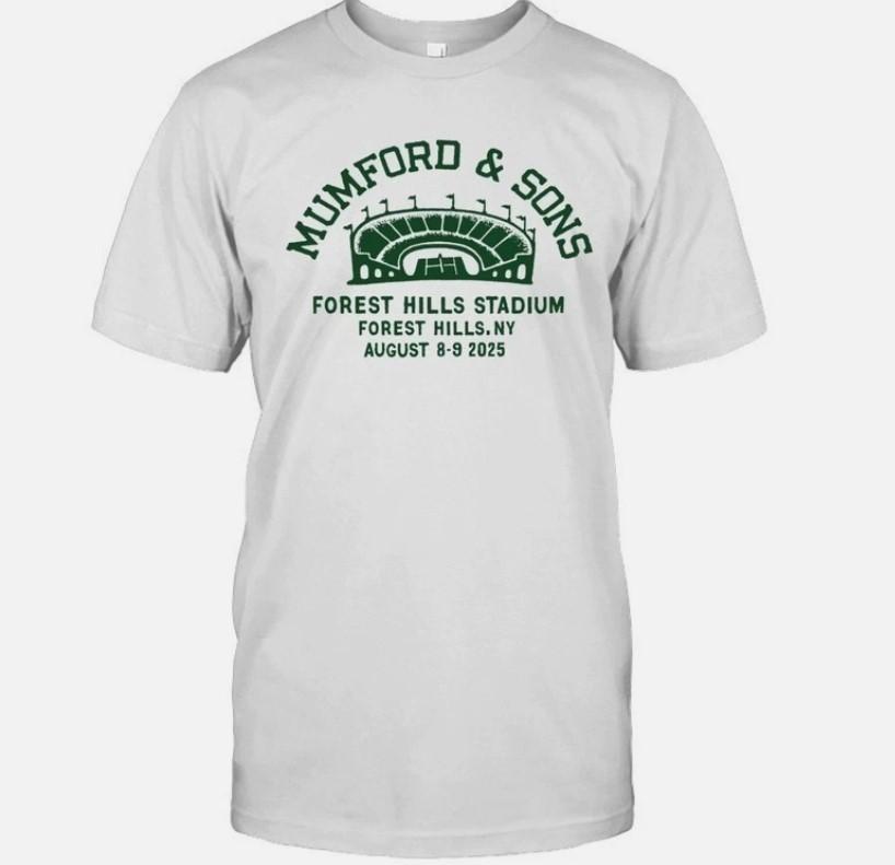 Mumford amp; Sons Aug 9 2025 Forest Hills Stadium Forest Hills Nk T-Shirt Unisex T-Shirt XXXL