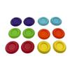 12Pcs New Colorful Dubia Roaches Feeder Bowls Small Size Durable Tiny Feeding Dish Reptile Mealworms Bowl Enclosures