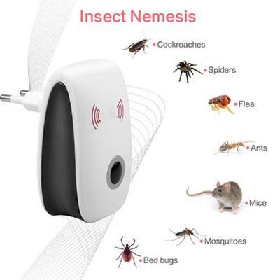 Ultrasonic Pest Repeller Reject Control Electronic Repellent Mouse Rodent Cockroach Insect Killer