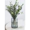 Glass vase clear flower large straight cylindrical transparent European style bottle Nordic stylish beautiful cement colorful