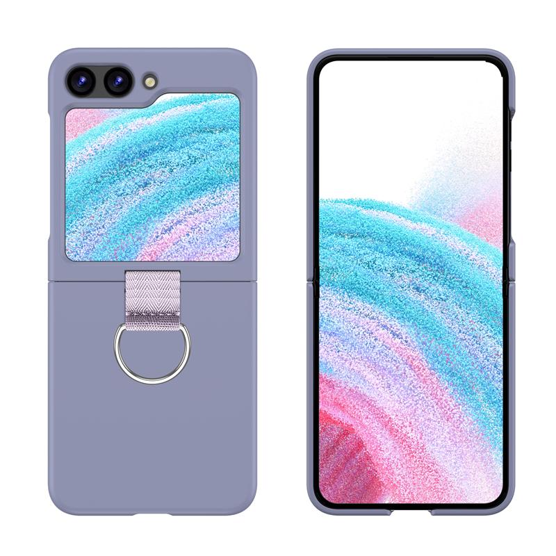 Skládací pouzdro s přezkou Simplicity Fashion pro Samsung Galaxy Z Flip 3 4 5 5G, nárazuvzdorné, měkké silikonové zadní kryty
