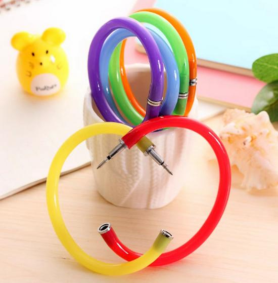 Kolorowy Cukierkowy Długopis Kulkowy Bransoletka dla Uczniów i Dzieci