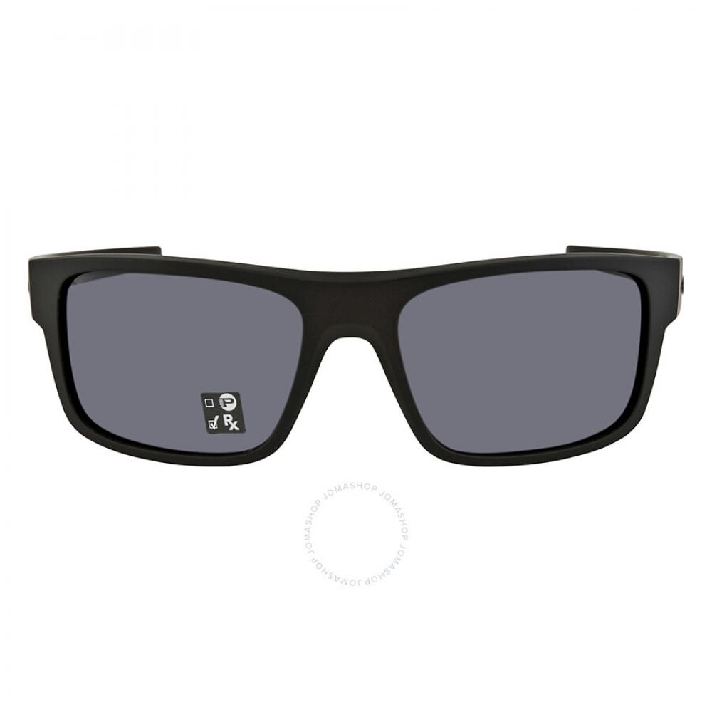 

Oakley Drop Point Grey Rectangular Men s Sunglasses OO9367 936701 60