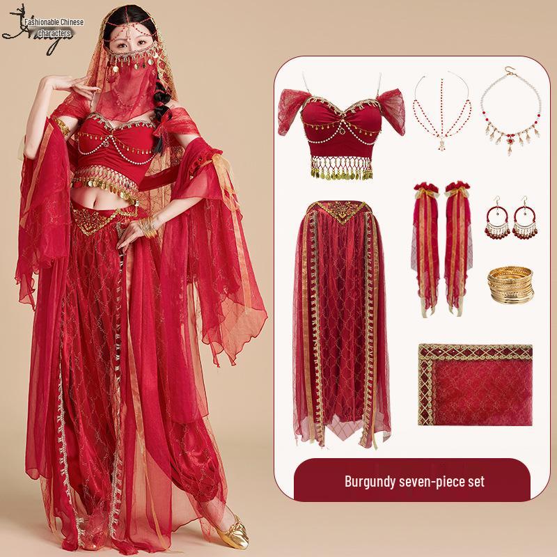 Prinzessin Jasmin Halloween Cosplay Kostümset für Damen