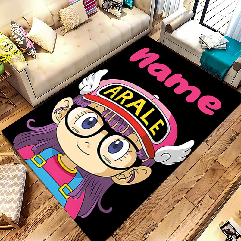 Custom personalization Arale Norimaki Area Rug - Perfect For Kitchen, Bathroom,Laundry Room Decor Large Size Available,Gift All Seasons
