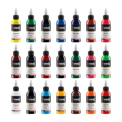 30 ml/botella de tinta de tatuaje profesional para arte corporal pigmento de micropigmentación de plantas naturales delineador de ojos permanente para cejas arte corporal de labios 1oz