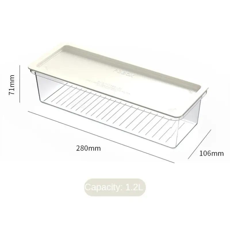 Luftdichter Kunststoff-Lebensmittelbehälter Großes Fassungsvermögen Rechteckig Nudelbox Küchenglas