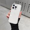 Case For iPhone 17 Pro Max Air Cute Cat 3D Ears Transparent Phone Case For 16 15 13 11 12 14 Plus Soft Clear TPU Back Cover Shell