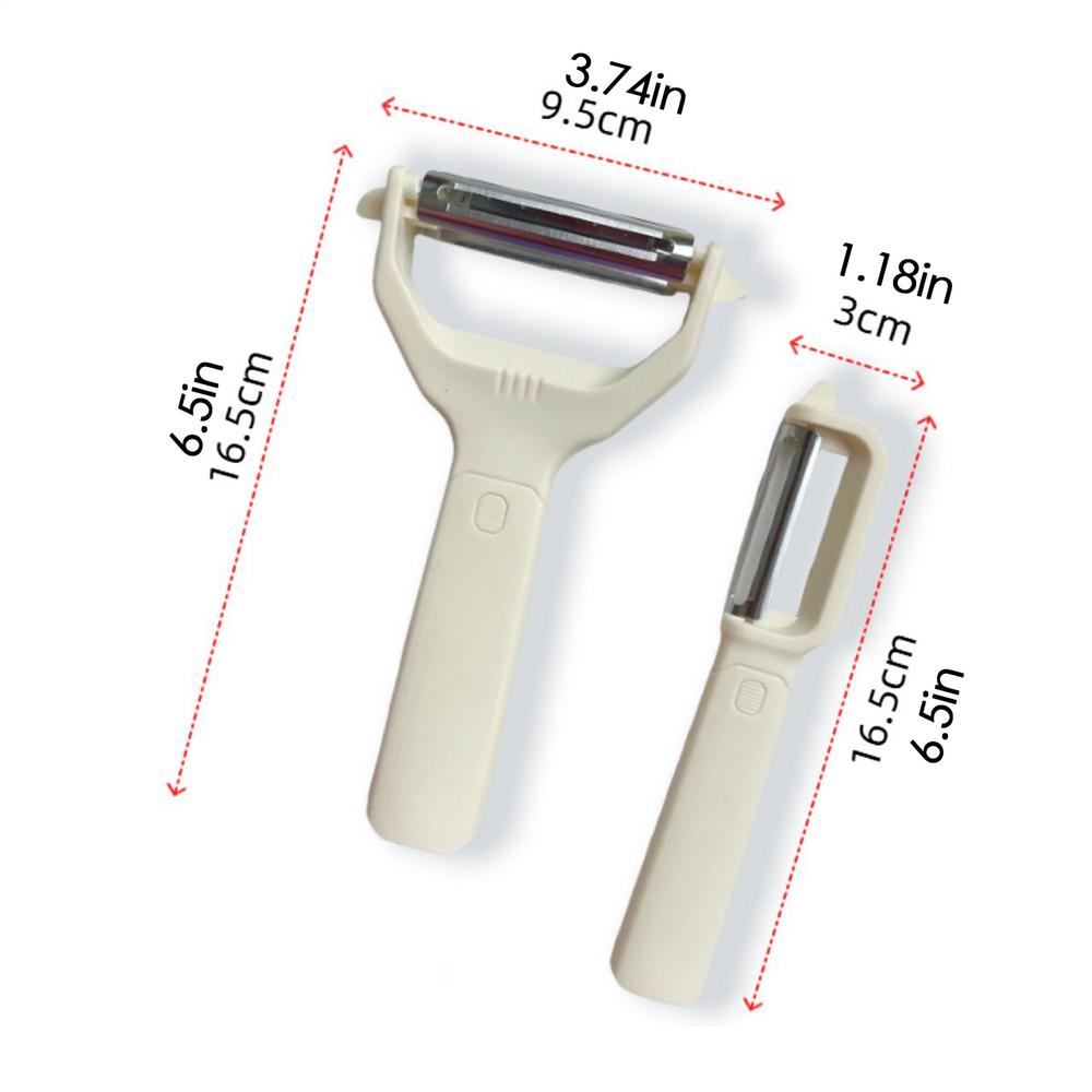 2pcs Kitchen Vegetable Peeler Potato Peeler Super Sharp Peeling Swivel Peeler for Carrot Cucumber Dishwasher Safe Kitchen Gadget