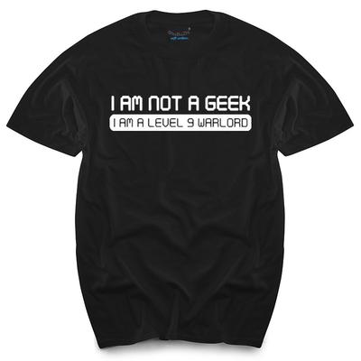 I Am Not A Geek I Am A Warlord Funny Printed Unisexs T Shirt Retro Gamer Gift Idea Unisexs Top Tees