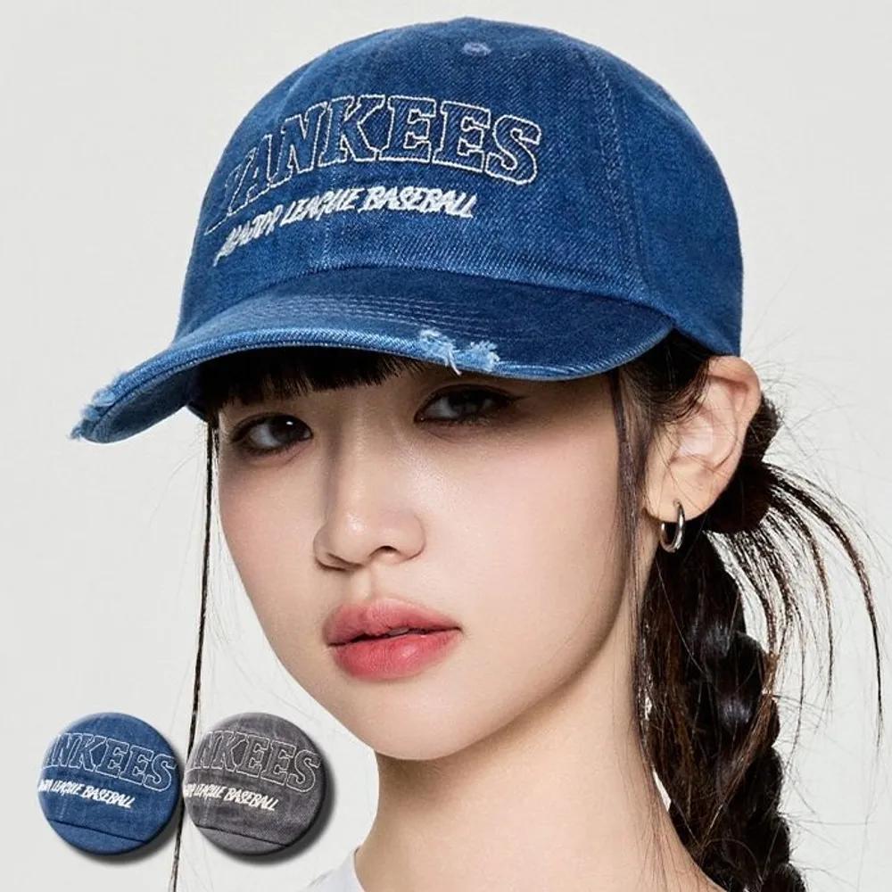 Unisex Denim Embossed Unstructured Ball Cap (3ACPV215N) Charcoal