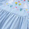 Modă Copii Rochie Fete Brodată cu Iepurași Bumbac Tricotat Rochie Fără Mâneci Prințesă Copii