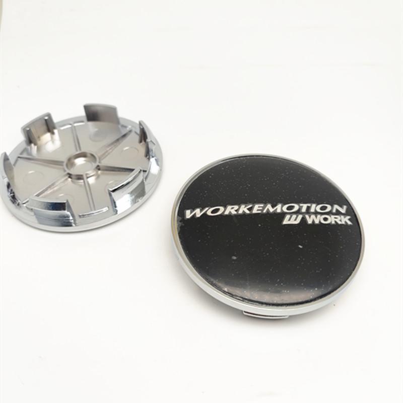 4pcs 68mm Work Emotion Wheel Center Cap Hub Auto Rims Center Cap Cover Car Styling Accessories