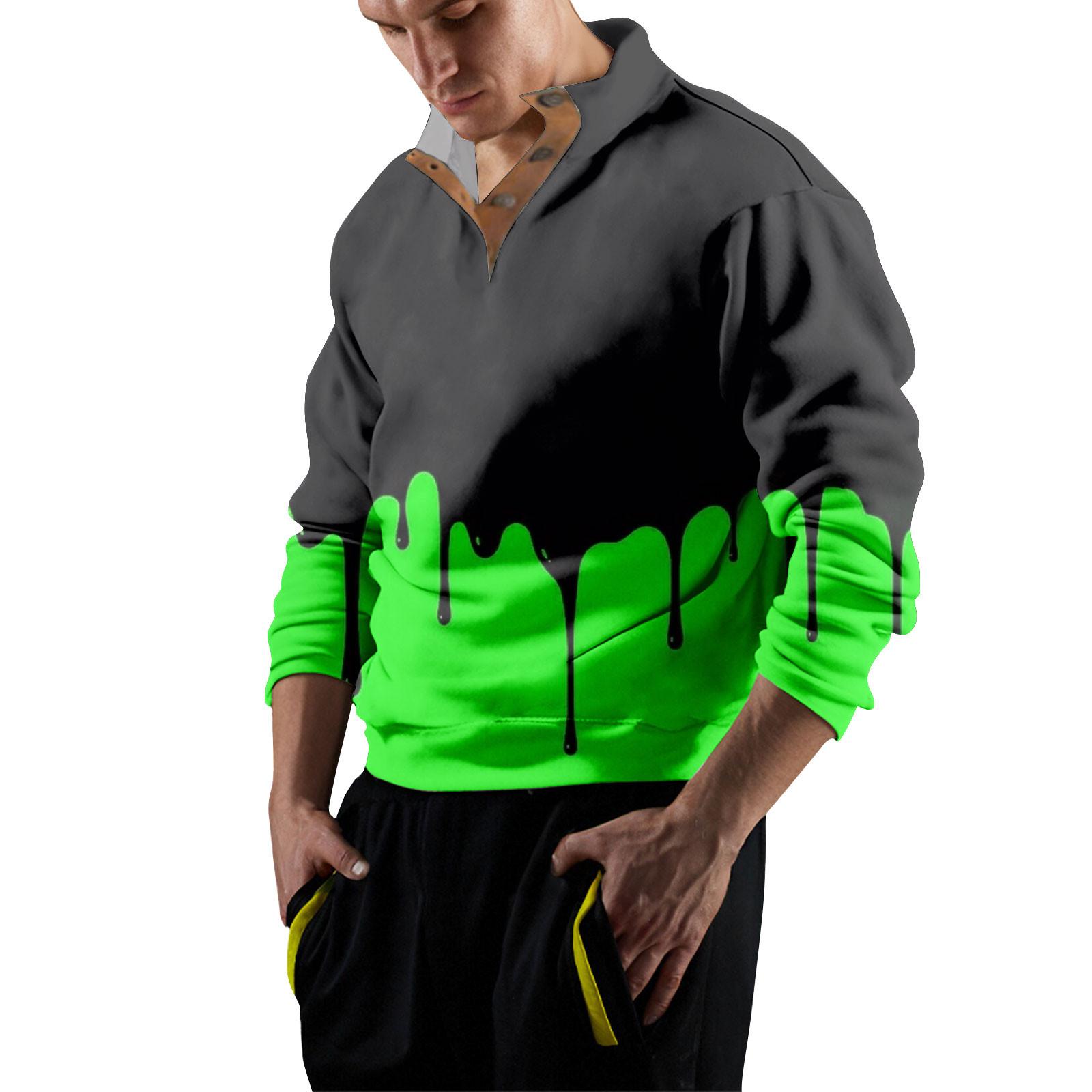 Мужская толстовка с воротником-стойкой на открытом воздухе — фото 4