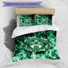 Hibernian FC Set Lenzuola Stampato 3 Pezzi Copripiumino Traspirante con Federe Biancheria da Letto Decorativa per Camera da Letto Casa