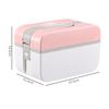 Emergency Medicine Case Plastic Sturdy Multi-Functional Storage Box Random Color Size M Portable First Aid Kit for Home