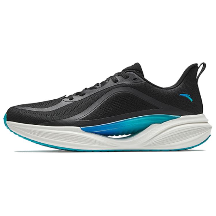 

Anta Hydrogen Run Cool Trendy Comfortable Fabric Shock Absorption Non-Slip Breathable Lightweight Low-Top Running Shoes Men sneaker Black 112625542-7 42.5