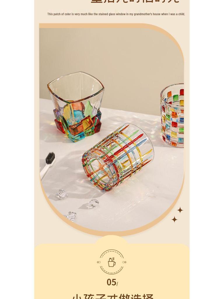 Luxury Glass Toothbrush and Mouthwash Cup Set for Couples