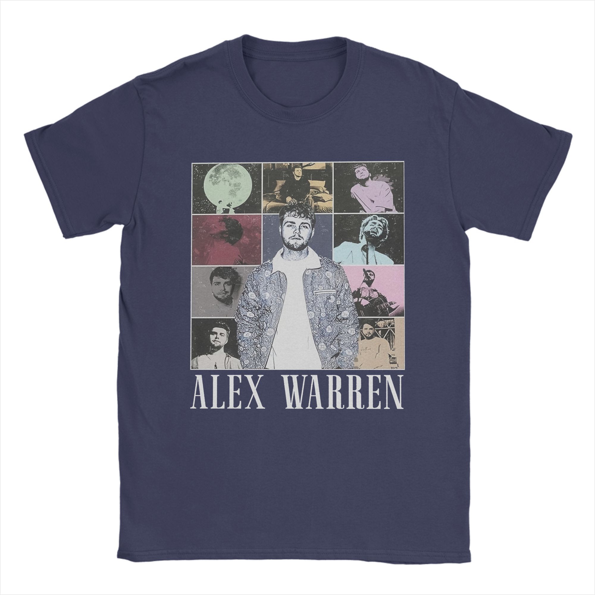 

Alex Warren Тур Музика Футболки Чоловічі Дивовижна Чиста Бавовна Футболка Круглий Комір Короткий Рукав Футболка Ідея для Подарунка Одяг 4XL