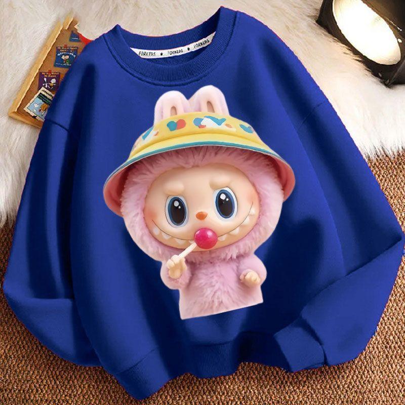 Modische und niedliche Kinder-Sweatshirts, Langarm-Freizeit-Sweatshirts für Jungen und Mädchen im Frühling und Herbst