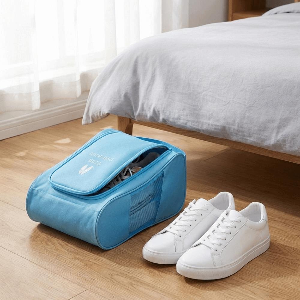 Hand-Held Travel Shoe Bag Breathable Football Boot Bag Durable Golf Shoe Bag Outdoor