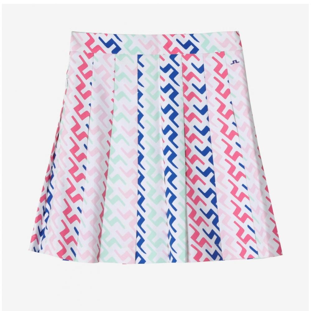 Jay Lindberg Gwsd08452 S190 Adina Print Pleated Tennis Golf Women Skirt